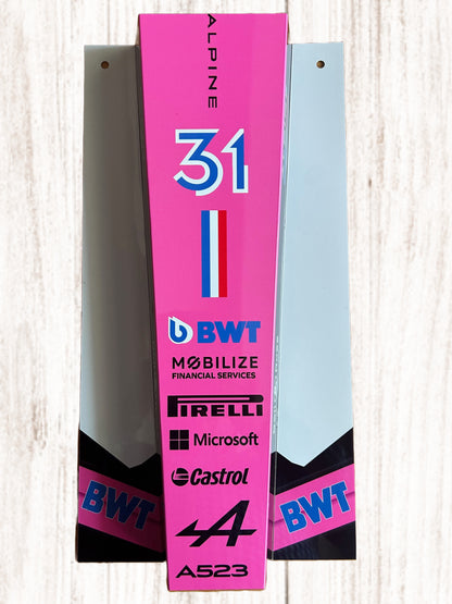 Esteban Ocon Replica F1 Alpine Nose Cone 2023 Pink Livery