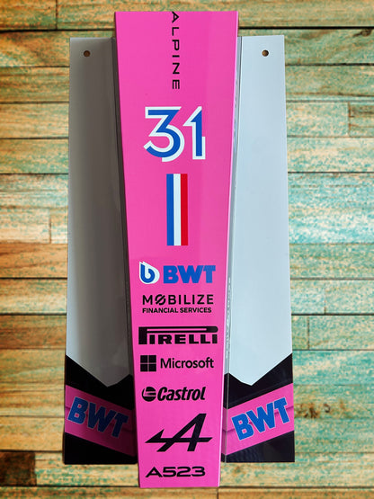 Esteban Ocon Replica F1 Alpine Nose Cone 2023 Pink Livery