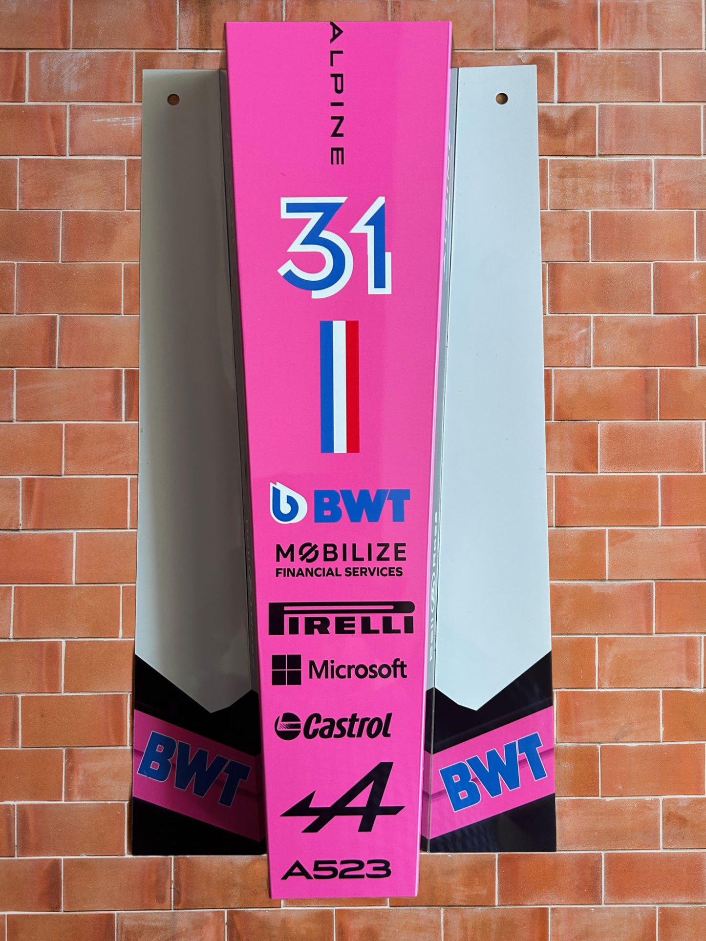 Esteban Ocon Replica F1 Alpine Nose Cone 2023 Pink Livery