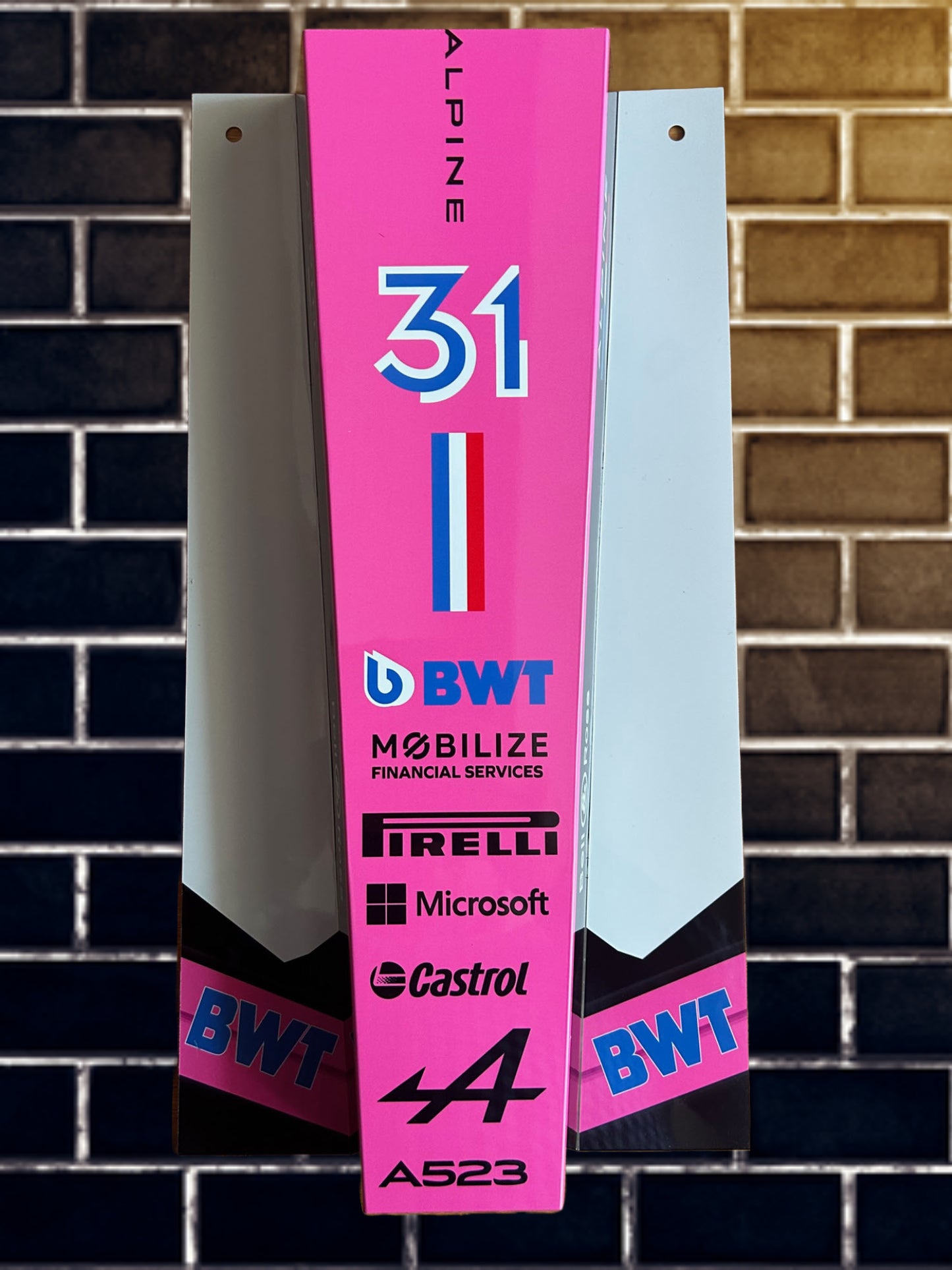 Esteban Ocon Replica F1 Alpine Nose Cone 2023 Pink Livery