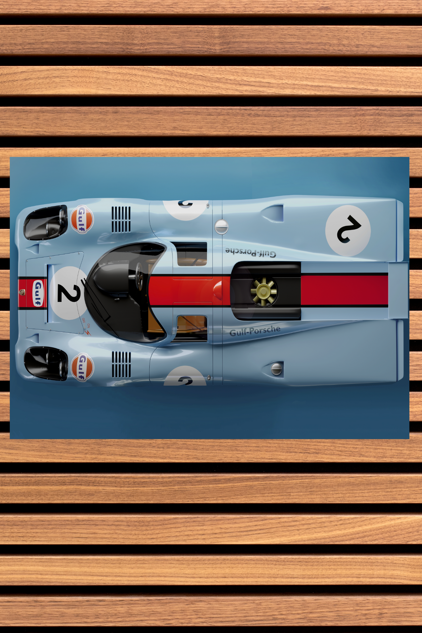 Porsche 917K in Gulf Livery in 3D Imagery